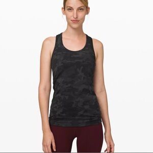 Lululemon Black Camo Tank Top